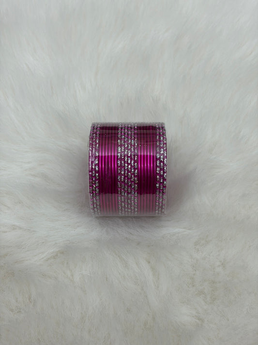 Kids Bangles- Hot Pink G1
