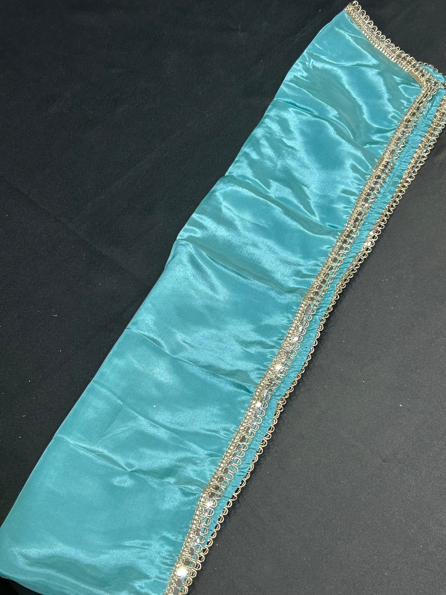 Teal Embroidery Kids Gharara Suit
