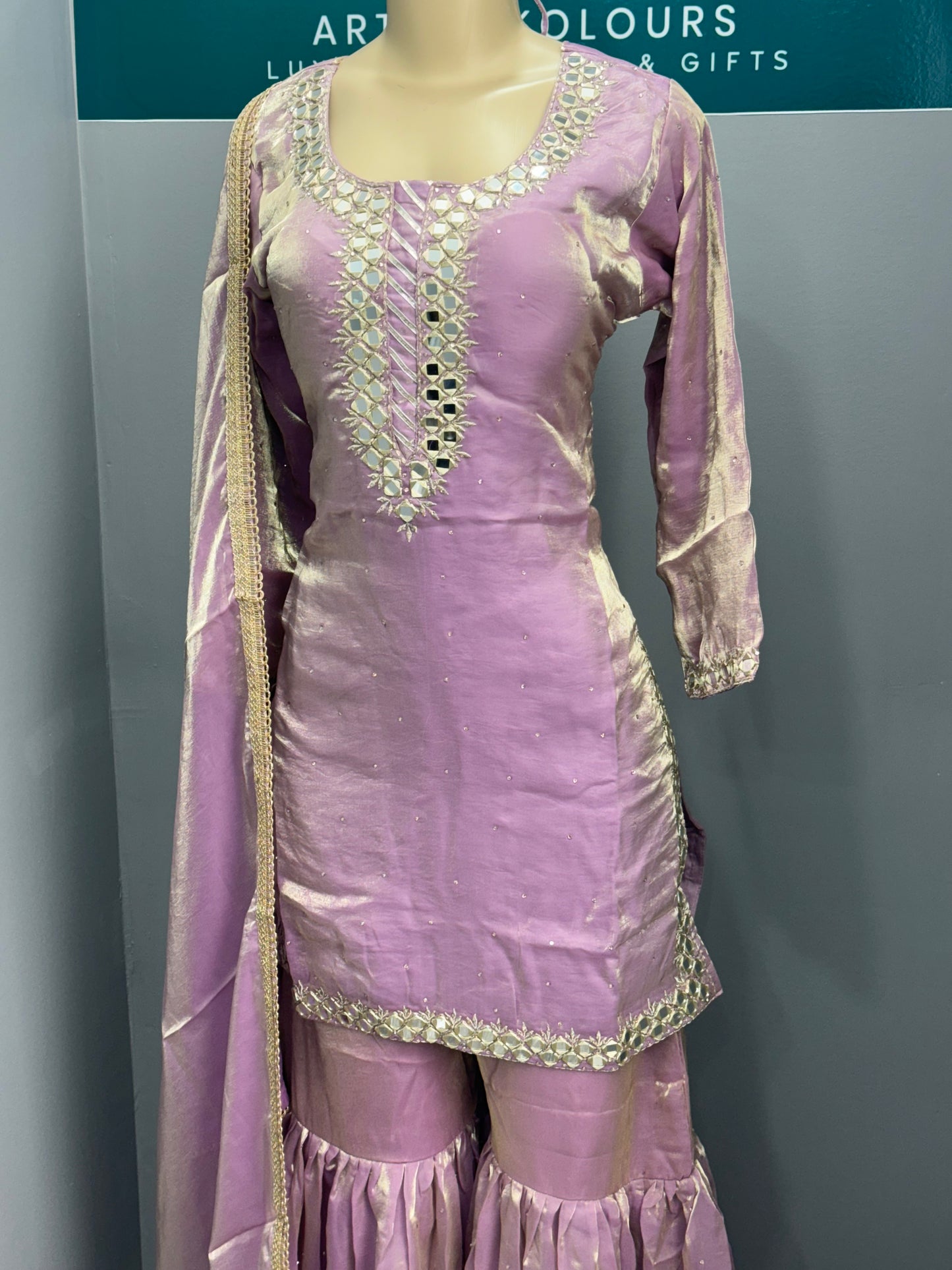 Readymade Fendi Gharara Suit- AK101218-26