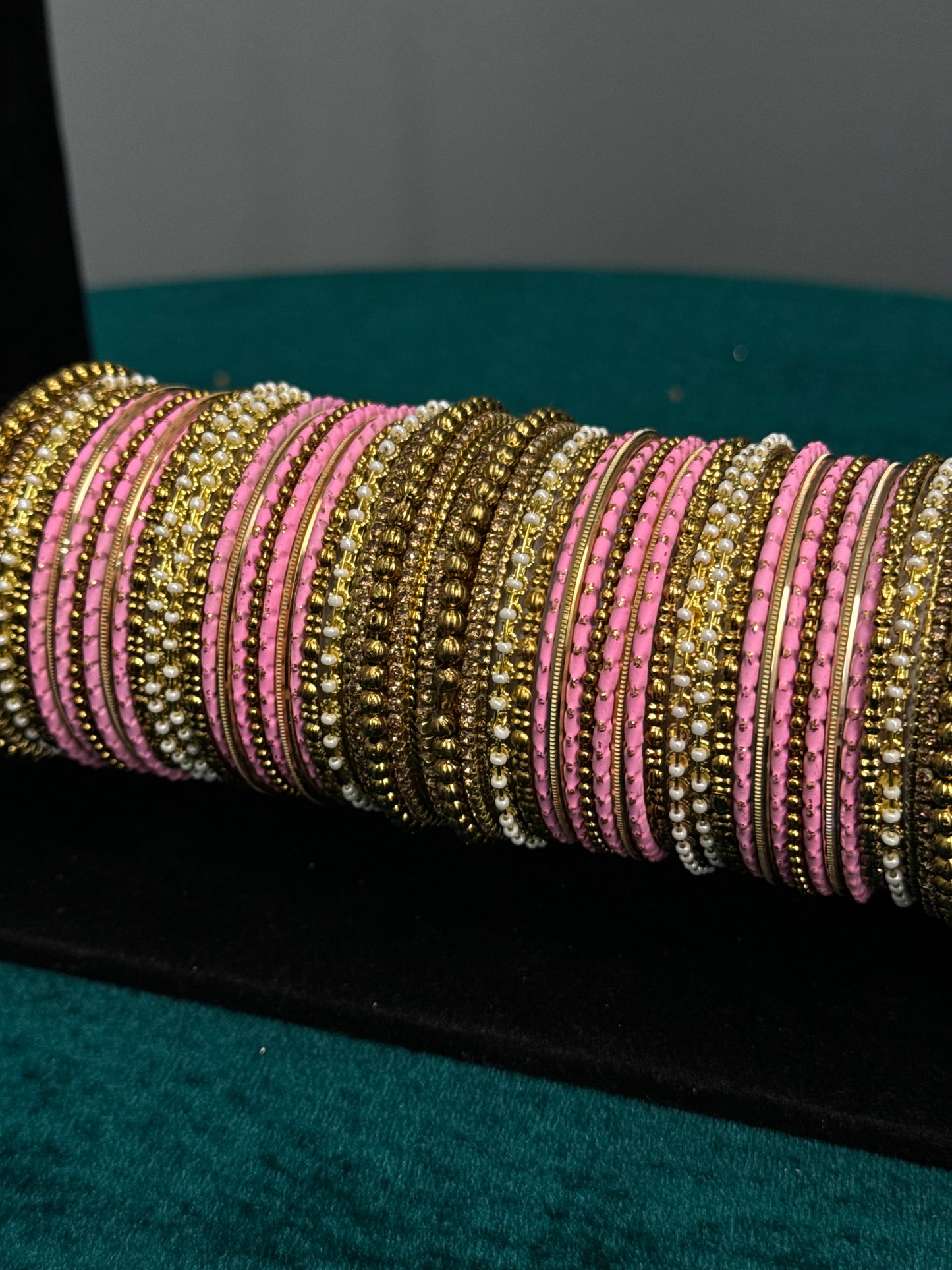 Pink Designer Work Bangles