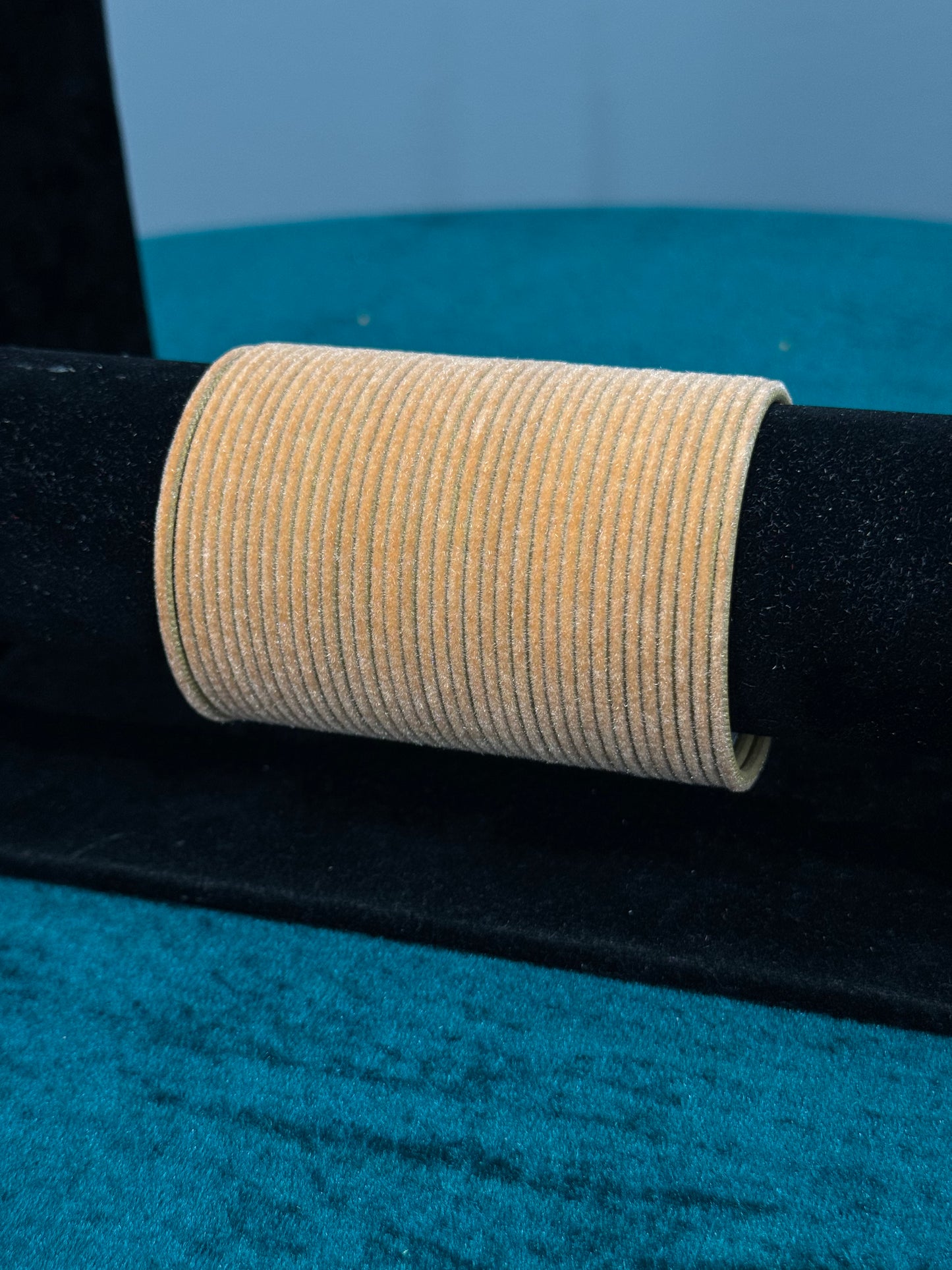 Gold Plain Velvet Bangles