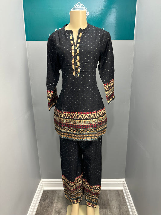 Pure Gaji Silk Cord Set- AK5153-28