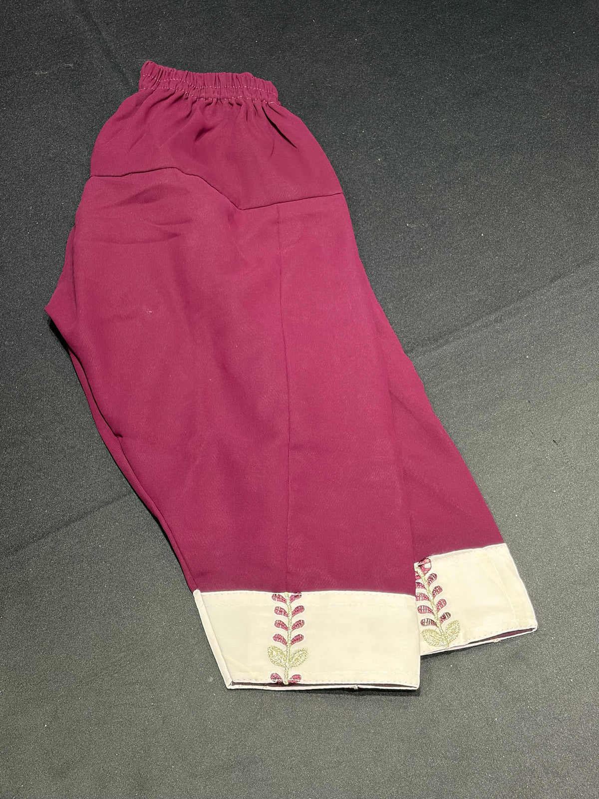 White Threadwork Kid’s Salwar Suit