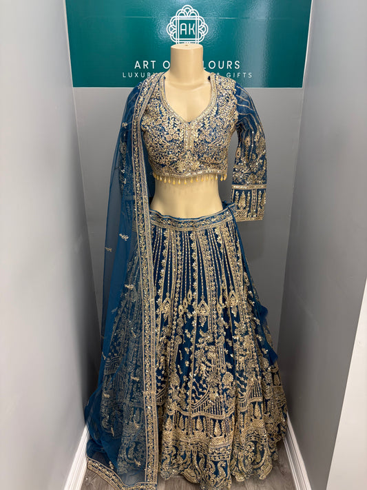 Embroidered Sequencework Lehenga- AK6974-3926