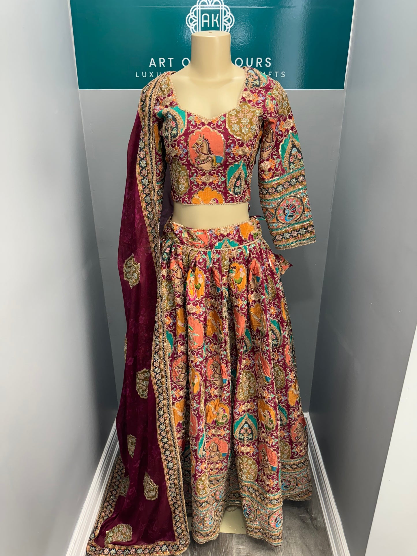 Raja Rani Lehenga- AK4449-1426