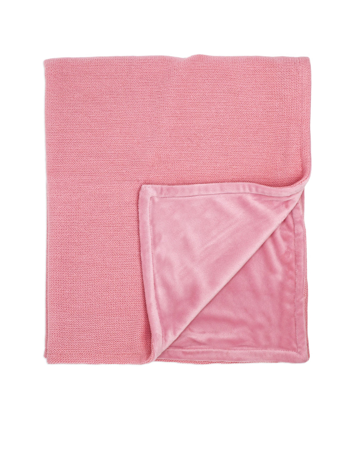 Knit Baby Blanket Pink