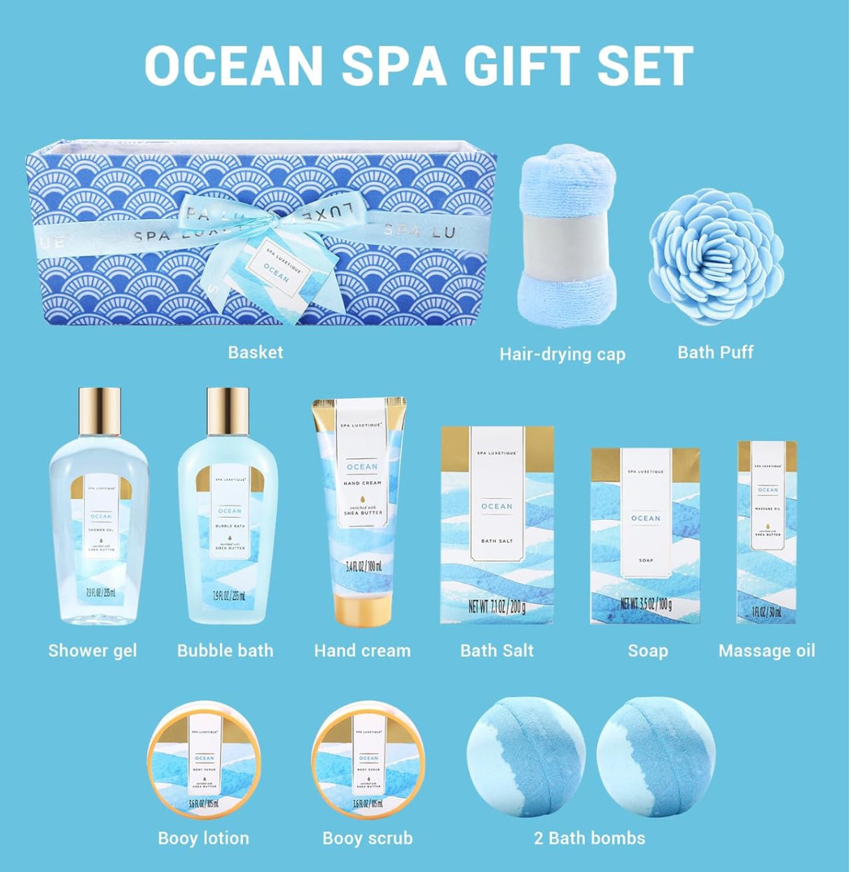 Spa Luxeitque Ocean Gift Set