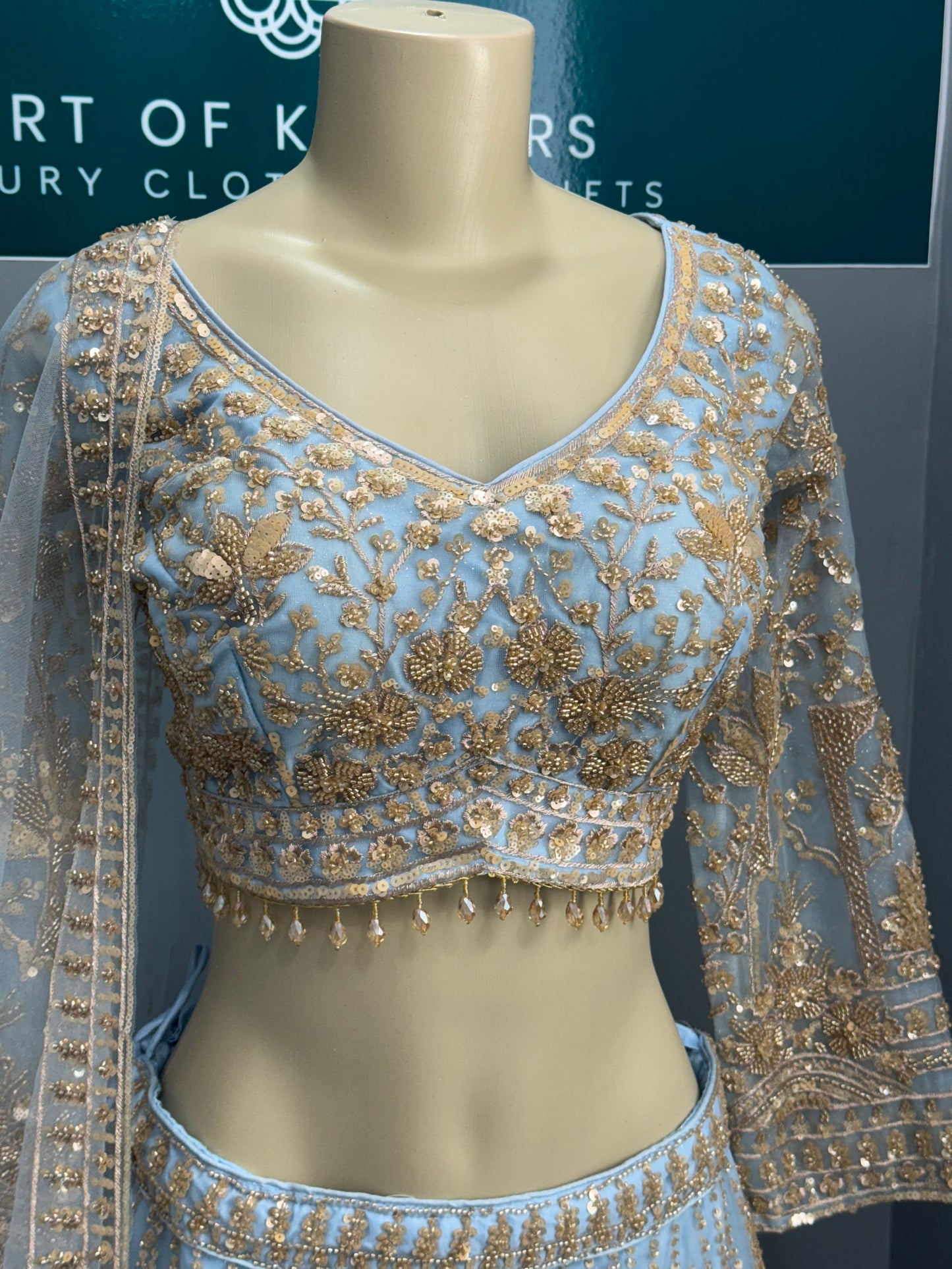 Beautiful Embroidered & Beaded Lehenga