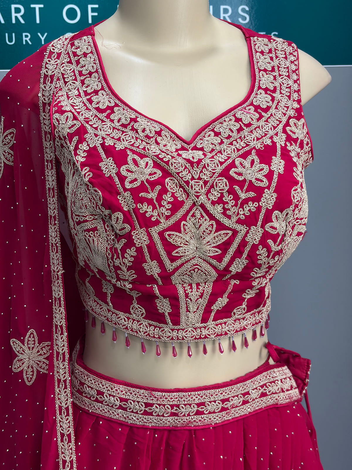 Embroidered Lehenga- AK38-04