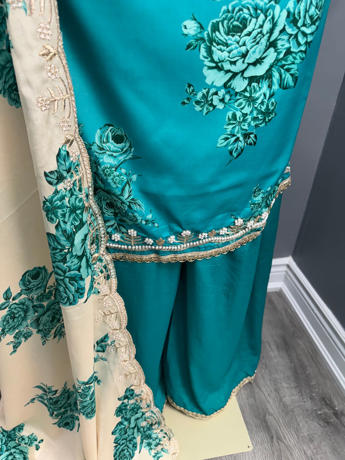 Jandu Printed Sharara Suit