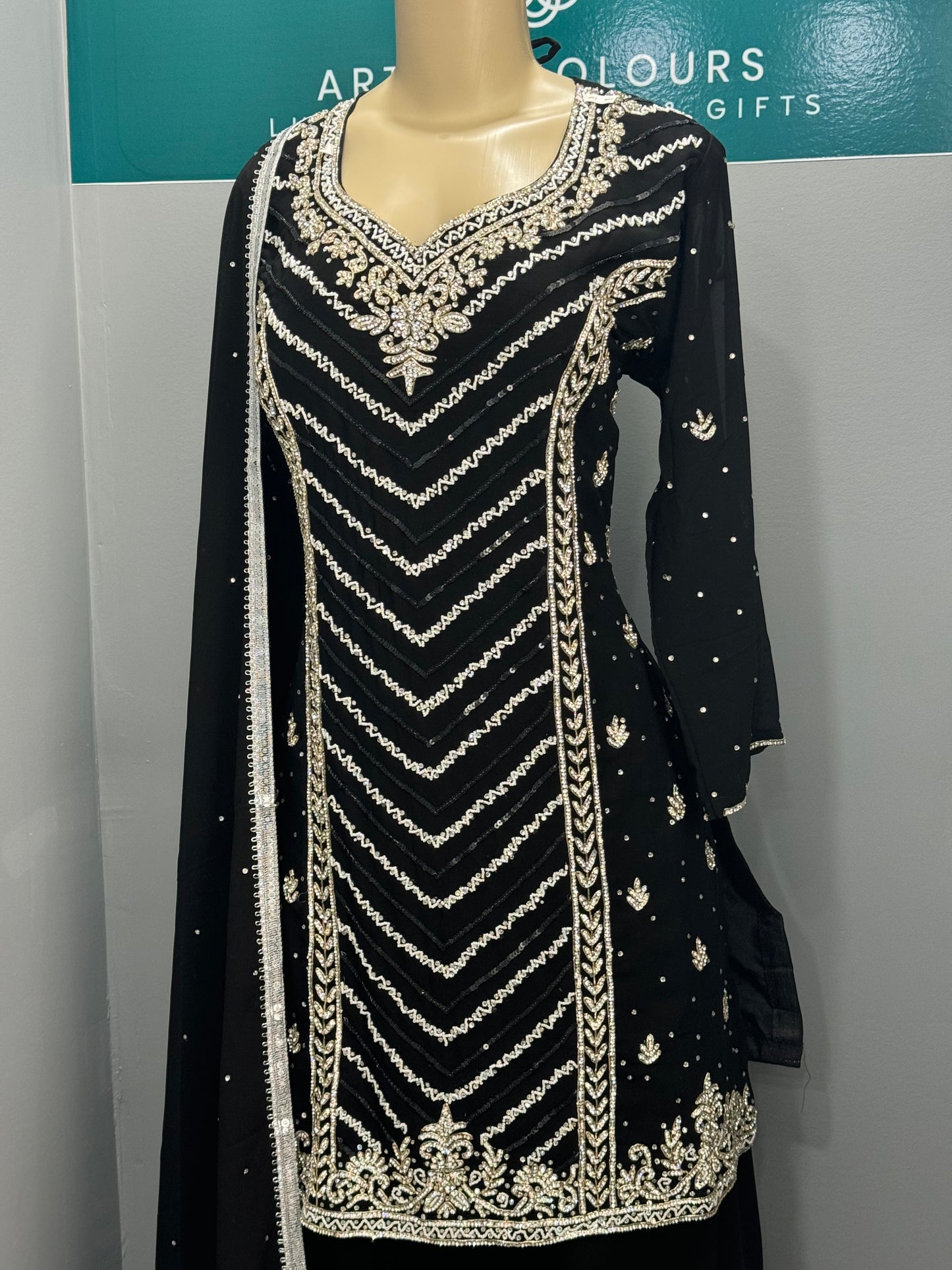 Readymade Gharara Suit- AK5861-23