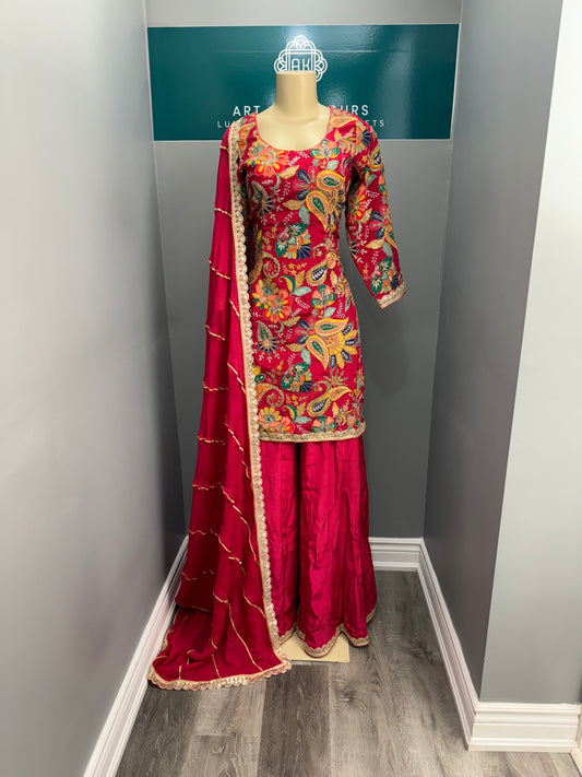 Position Work Sharara Suit