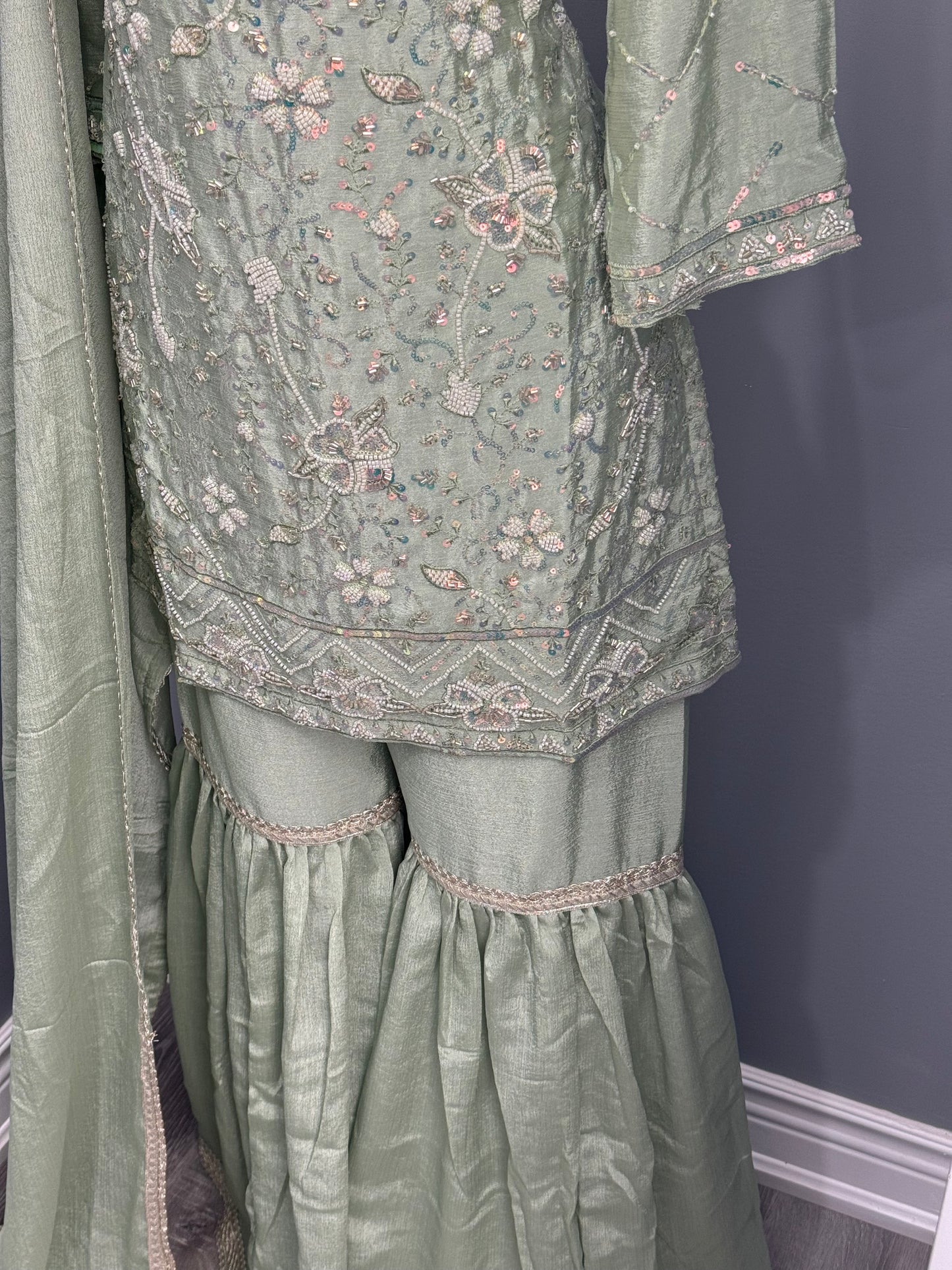 Readymade Gharara Suit- AK101205-26