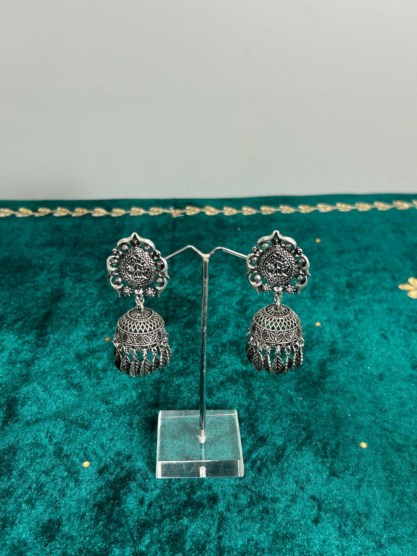 Nivra Oxidized Earrings