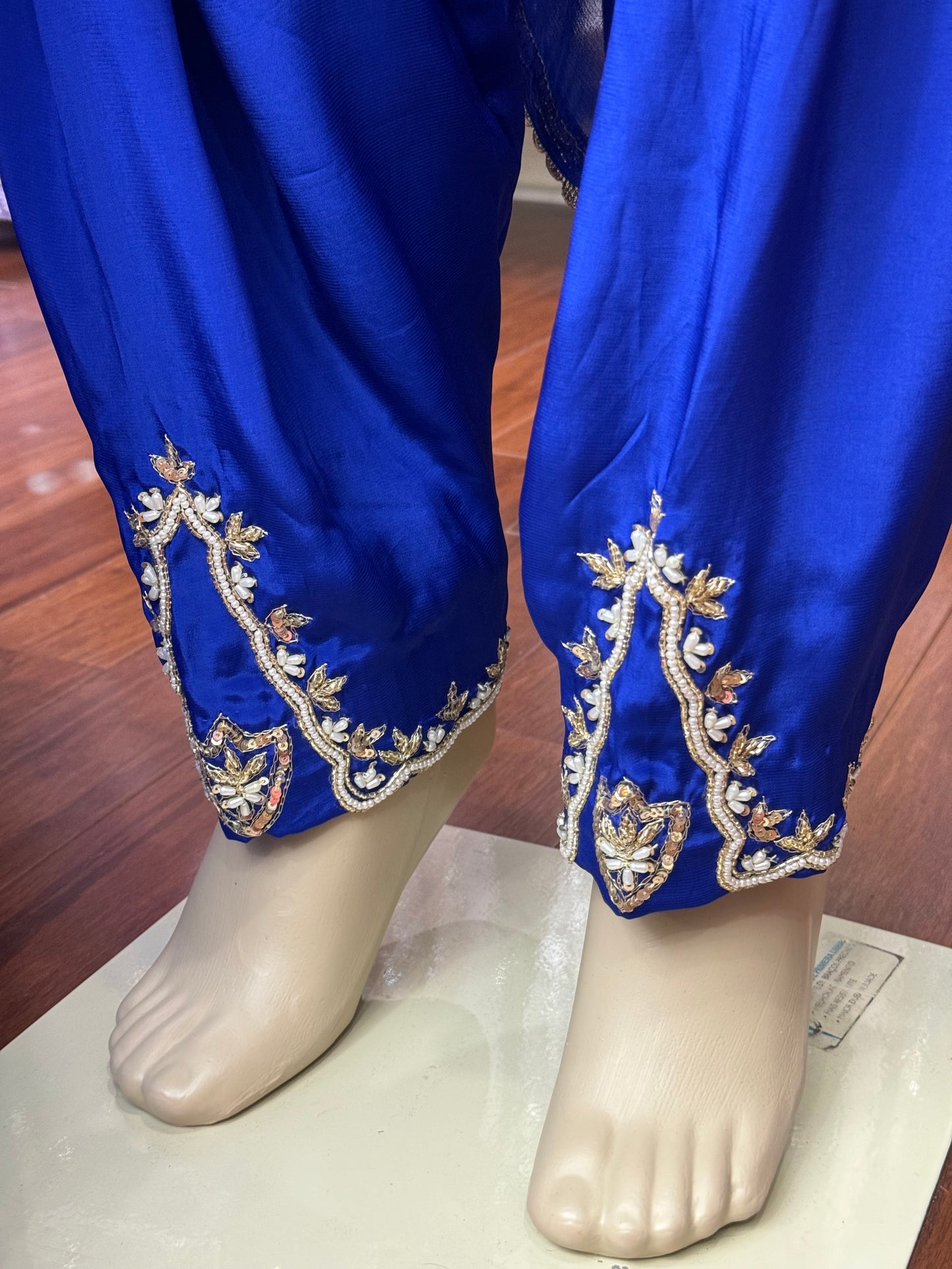 Royal Blue Handwork Salwar Suit