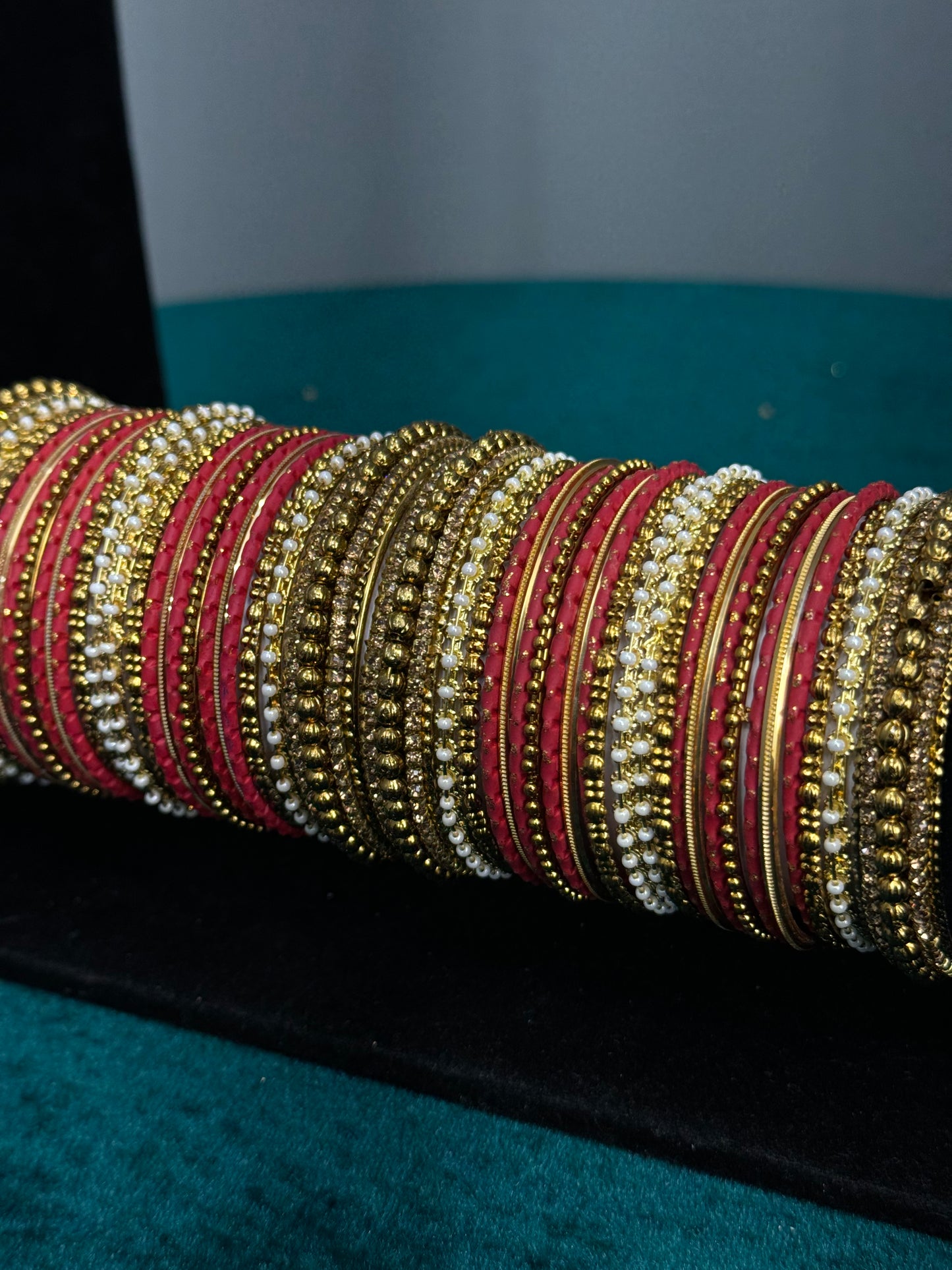 Coral Designer Work Bangles