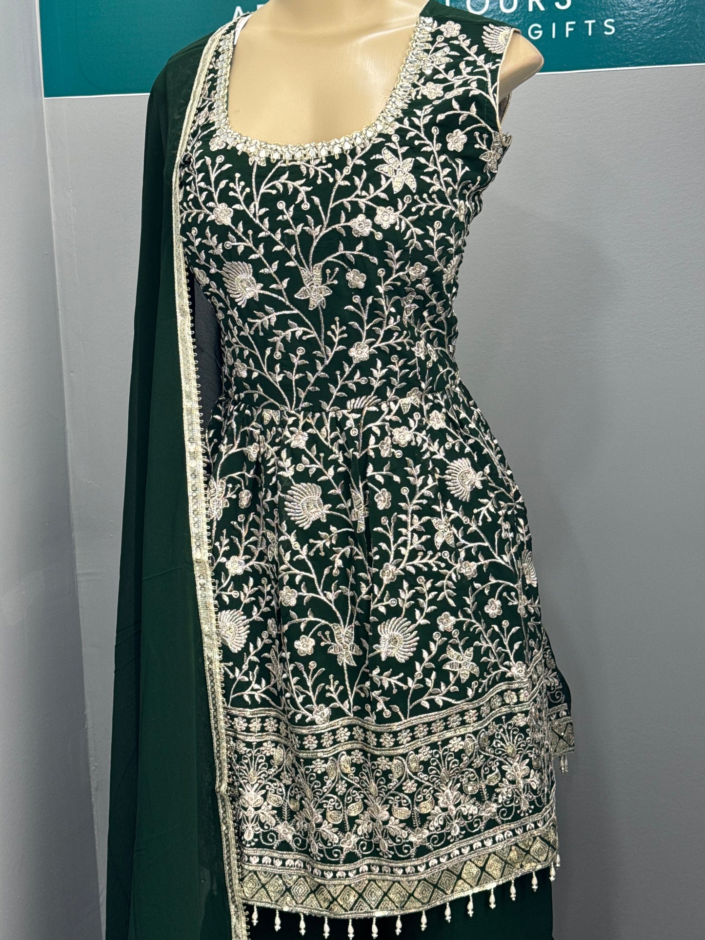 Readymade Frock Gharara Suit- AK4649-42