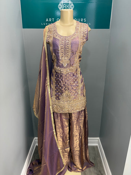Readymade Shimmer Sharara Suit- AK5758-1126