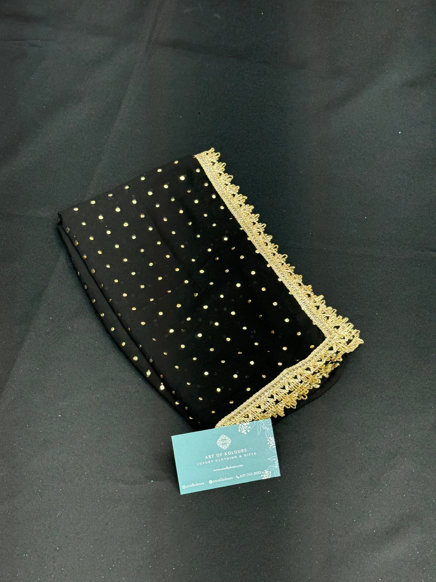 Pavi Kids Frock Salwar Suit- Black