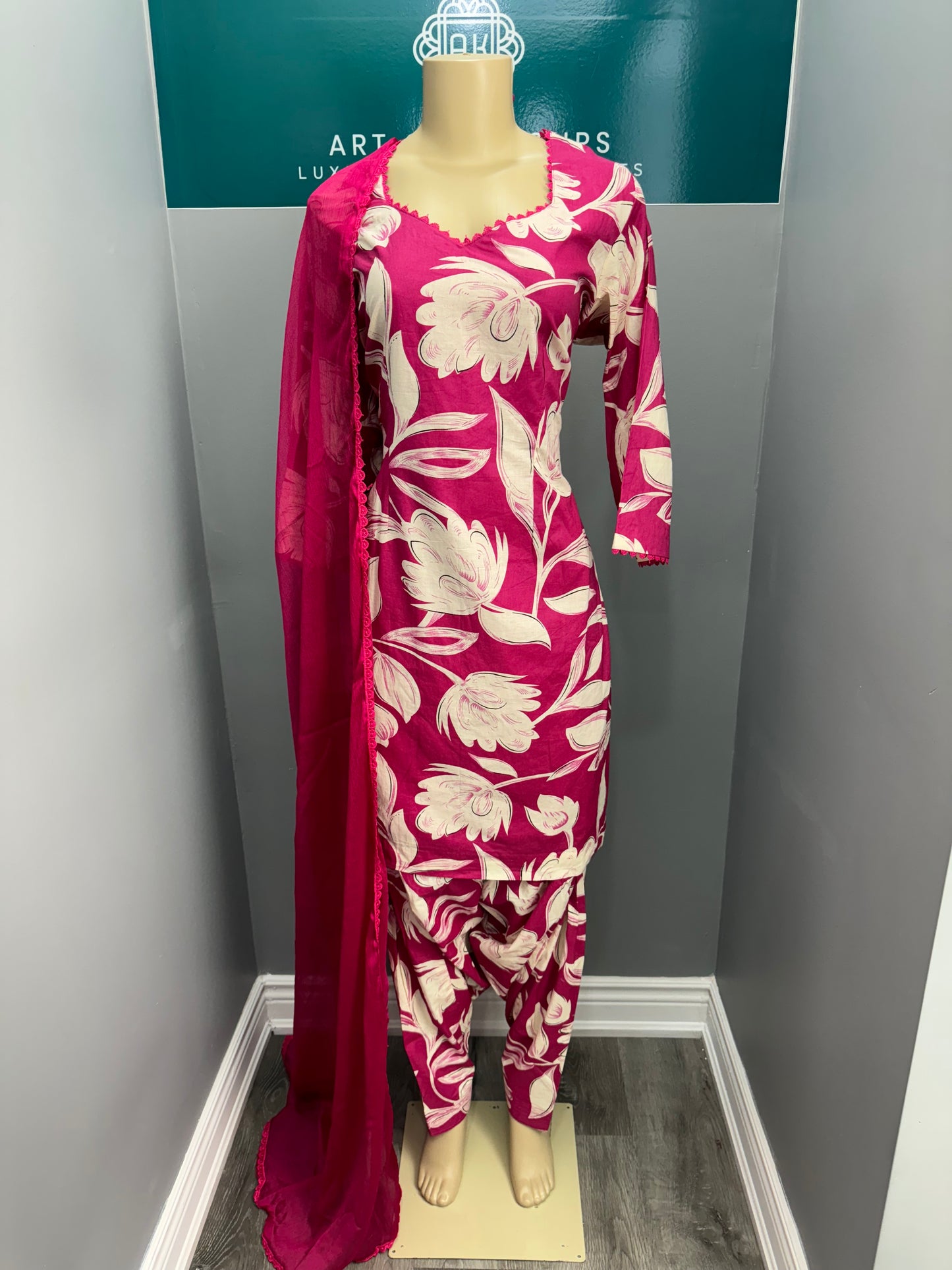 Printed Cotton Salwar Suit