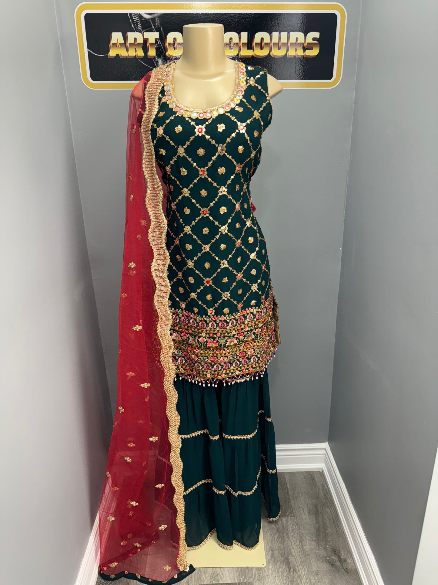 Husn Readymade Gharara Suit