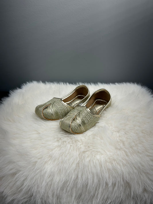 Kids Golden Silver Jutti