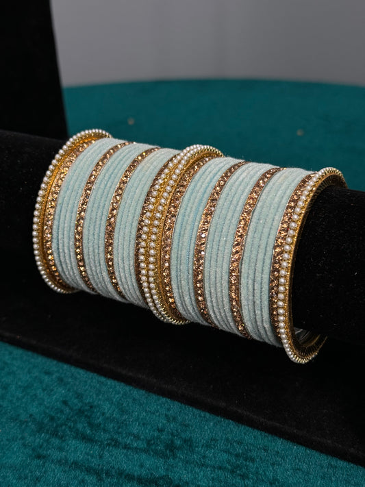 Designer Velvet Work Bangles
