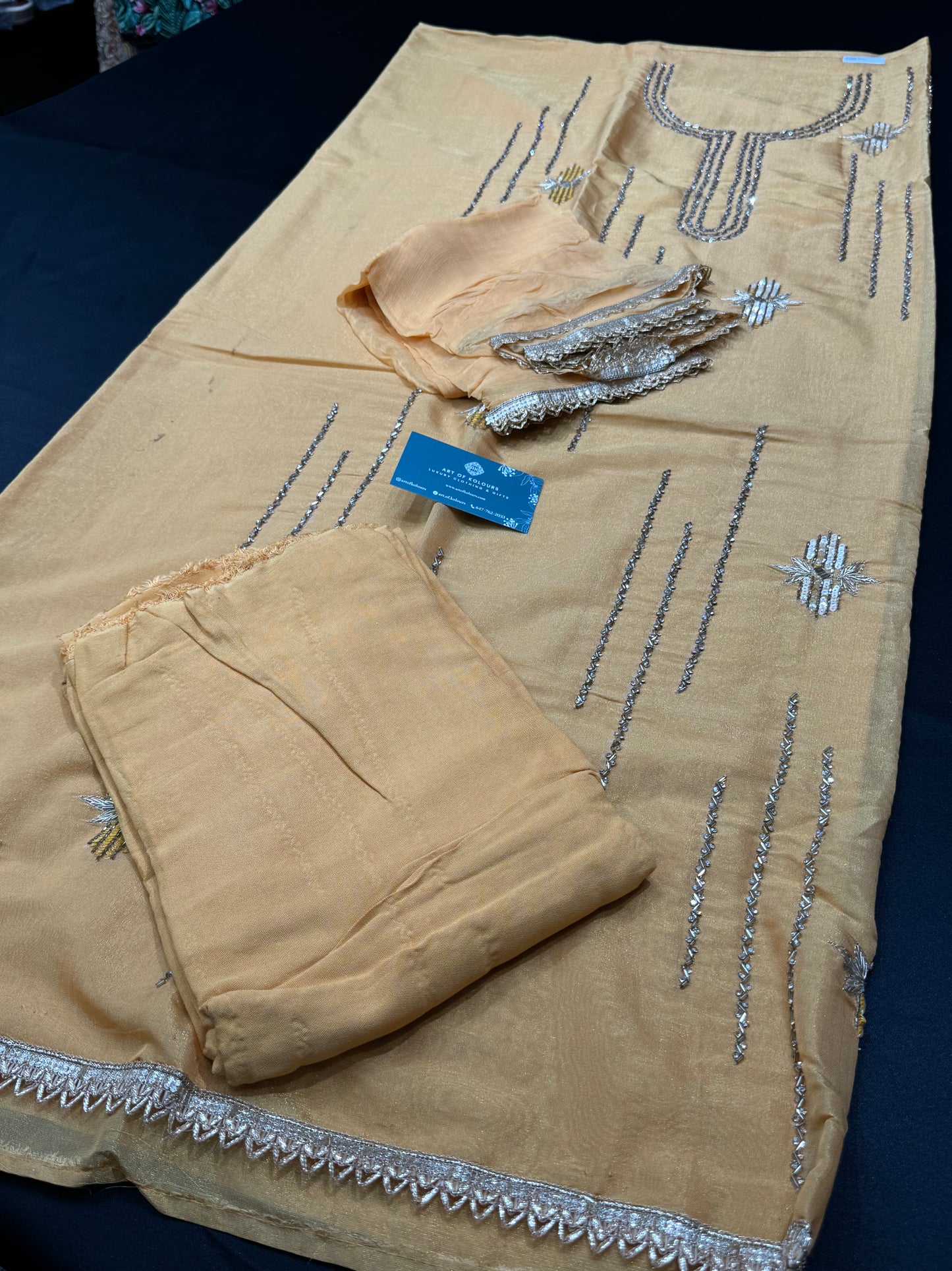 Sarsoaz Shimmer Unstitched Suit