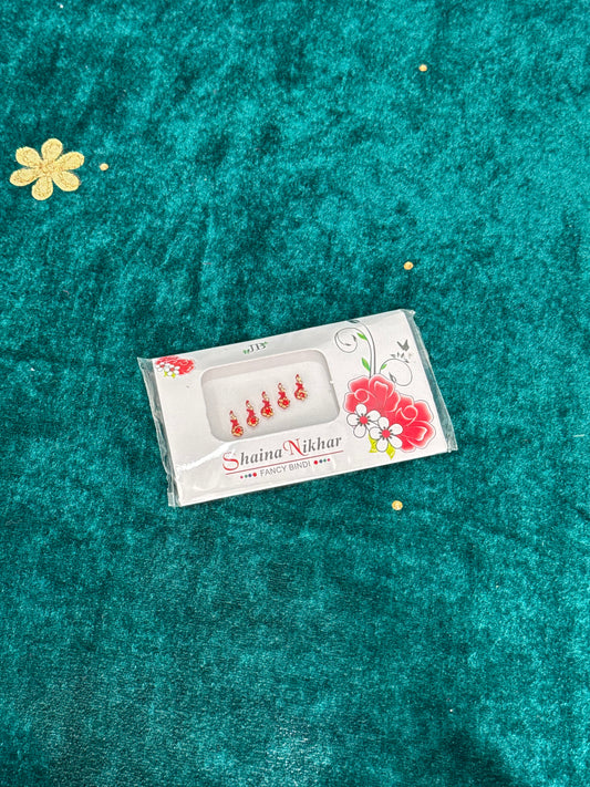 Red Shaina Nikhar Tajo Bindis