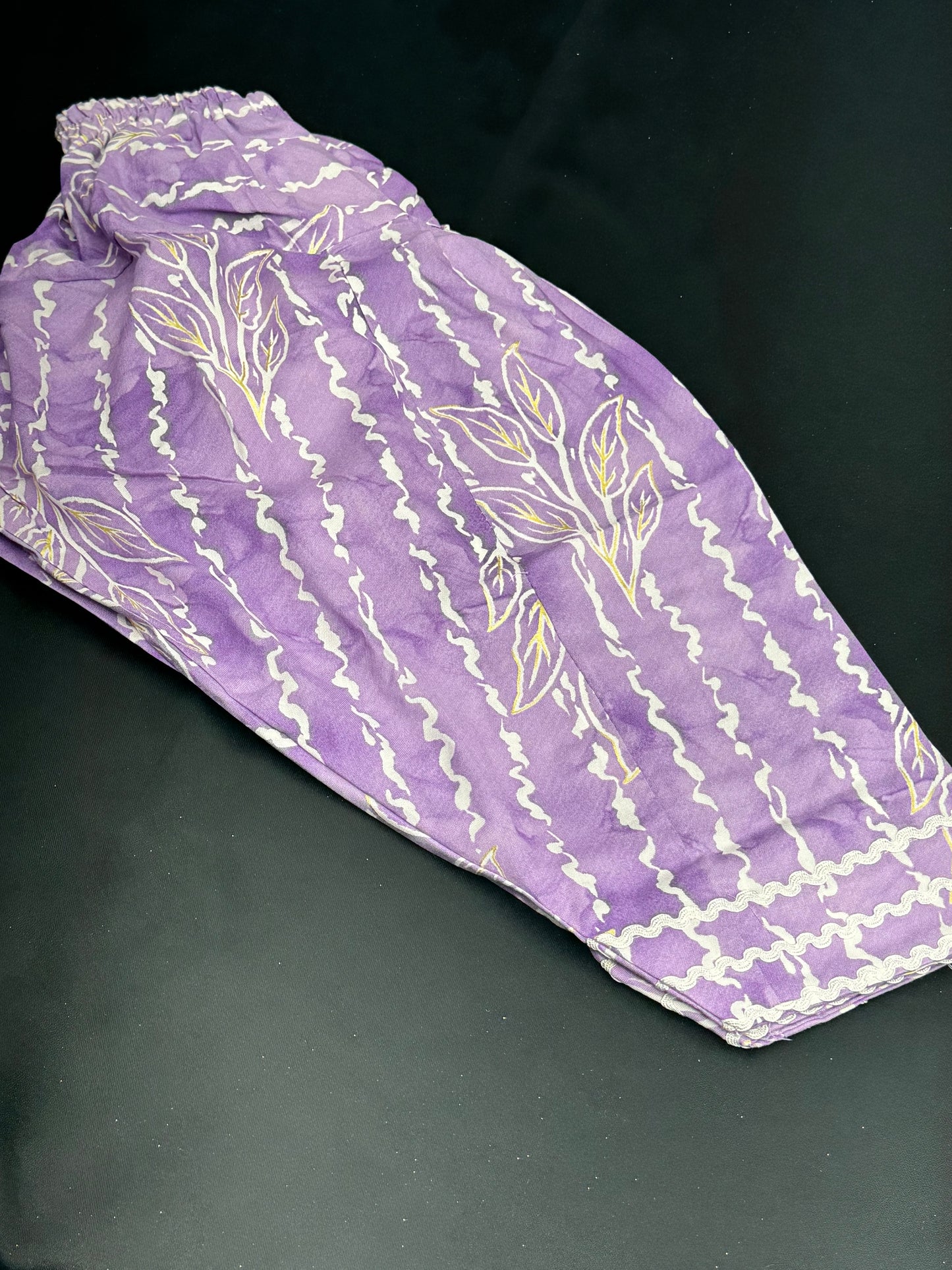 Avnoor Cotton Kids Salwar Suit Lavender