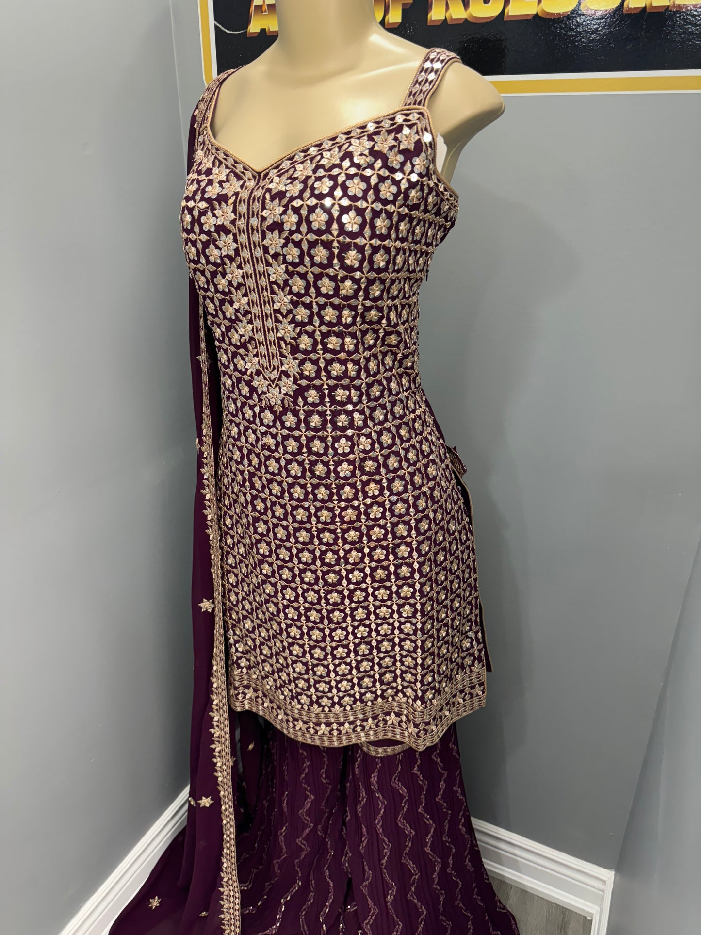 Banafsha Readymade Gharara Suit