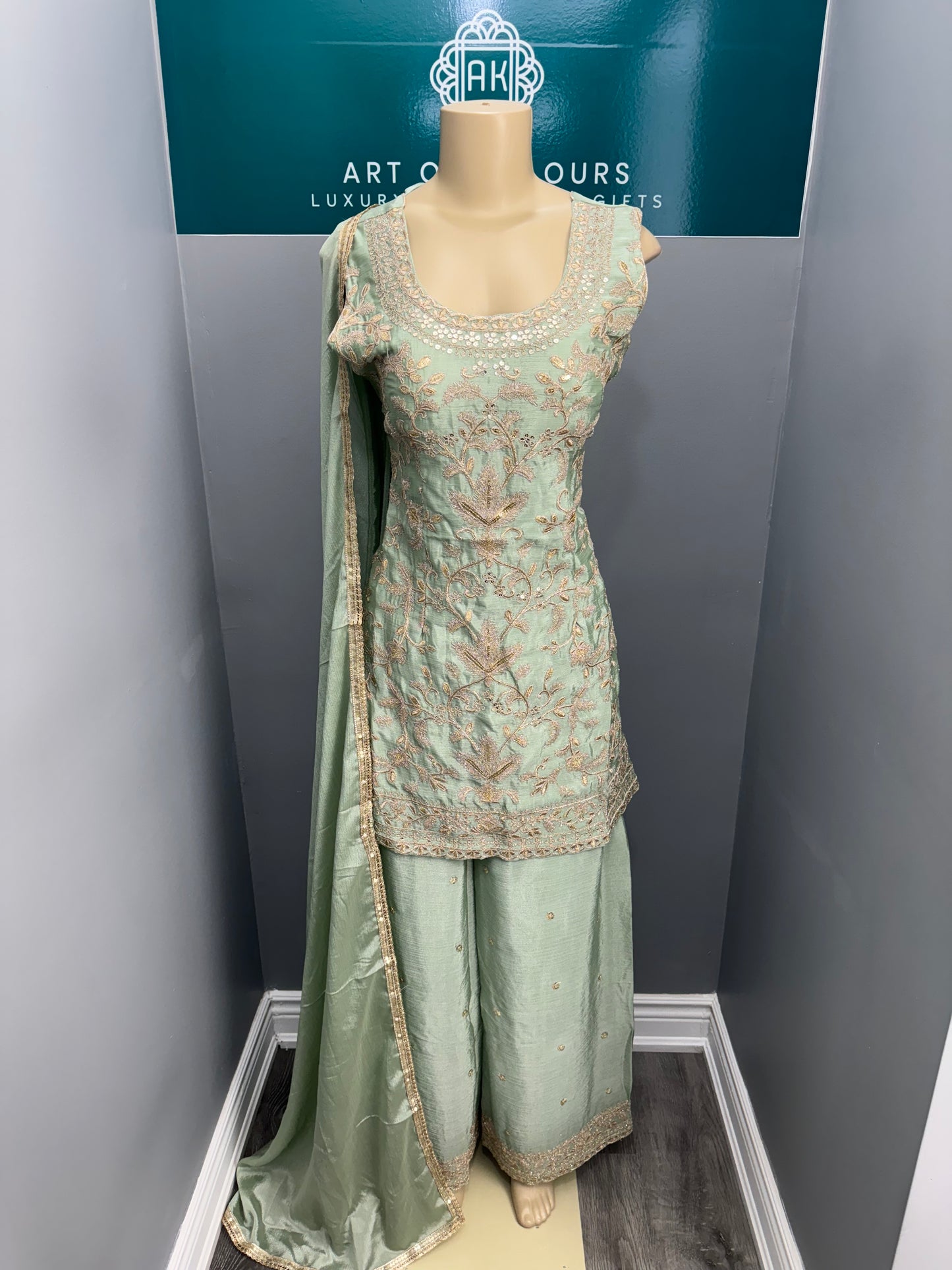 Readymade Sharara Suit- AK5053-1426