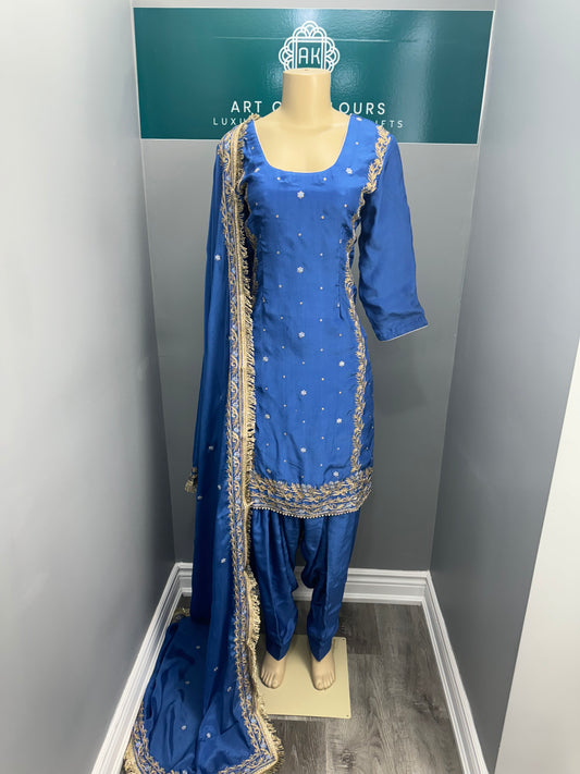 Sunehri Neal Salwar Suit