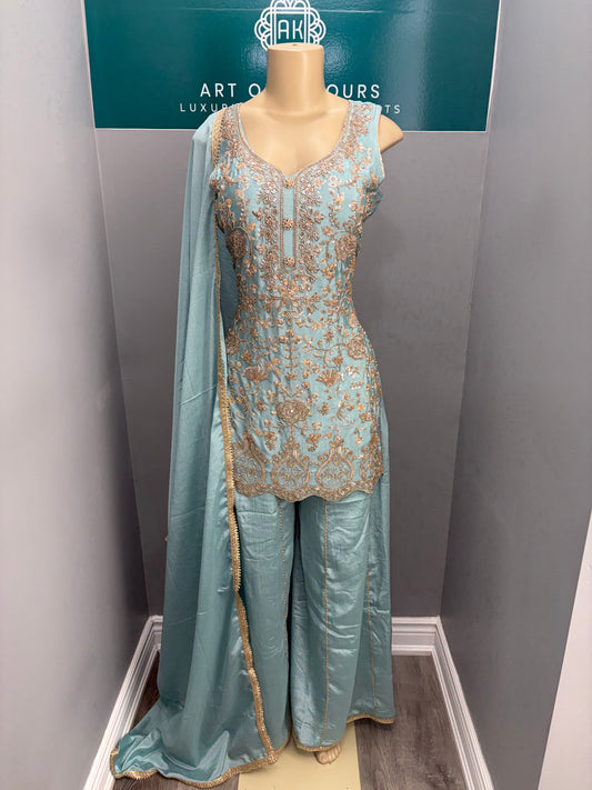 Readymade Sharara Suit- AK5456-1326