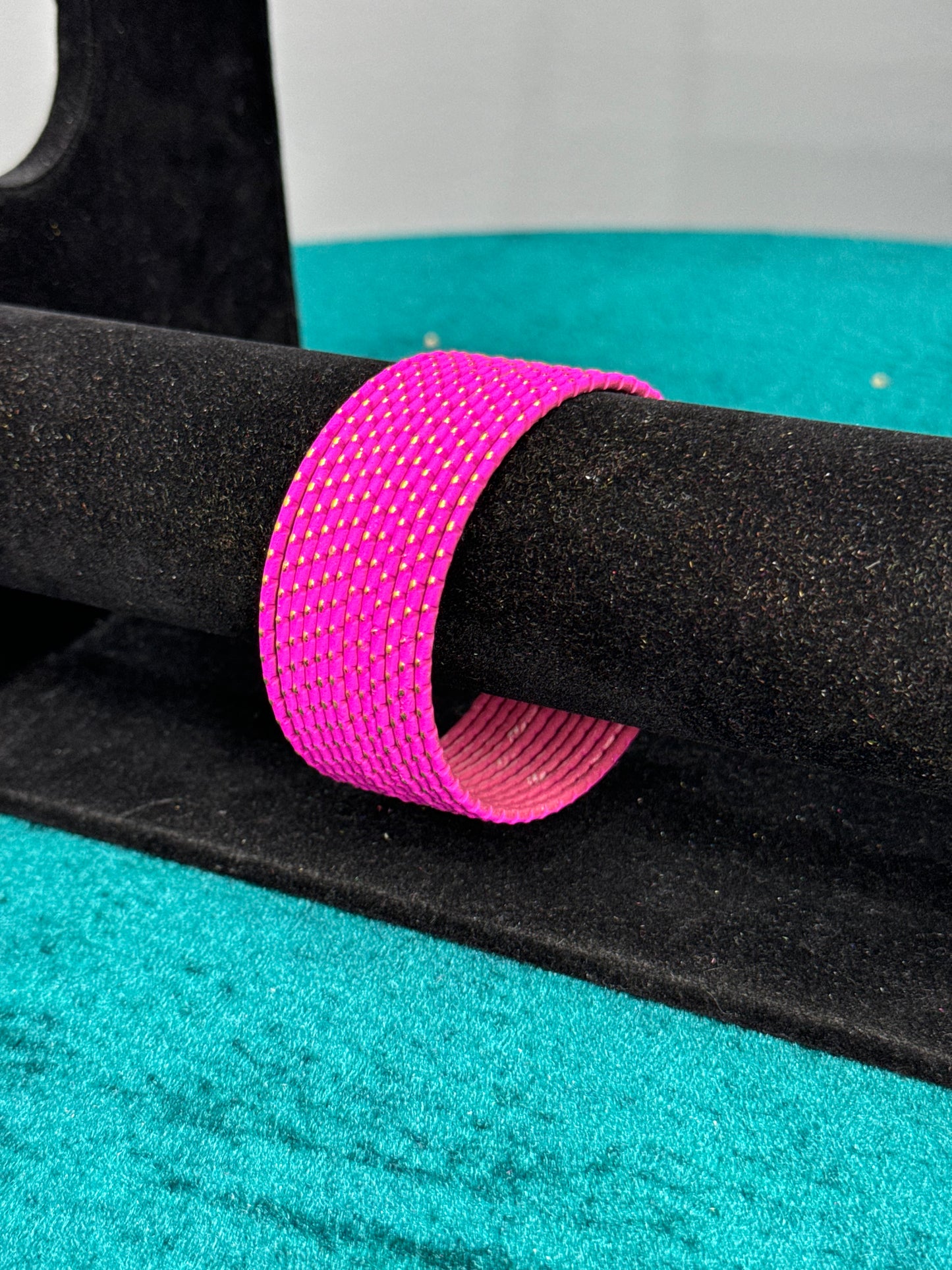 Hot Pink Plain Bangles Size 2.12