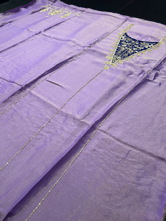 Shimmer and Velvet Unstitched Suit