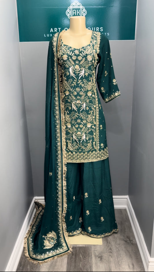 Haara Baag Handwork Sharara Suit