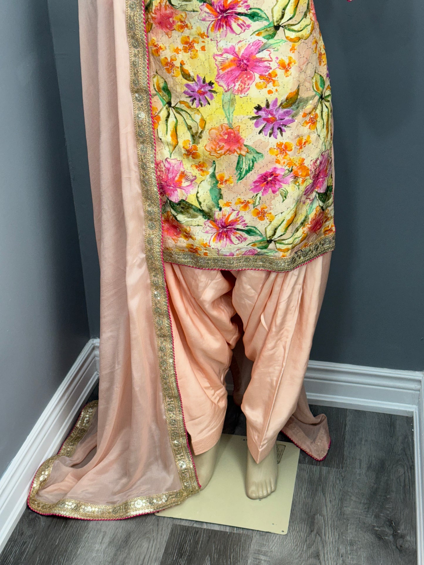 Peach Jasmine Gulzar Salwar Suit