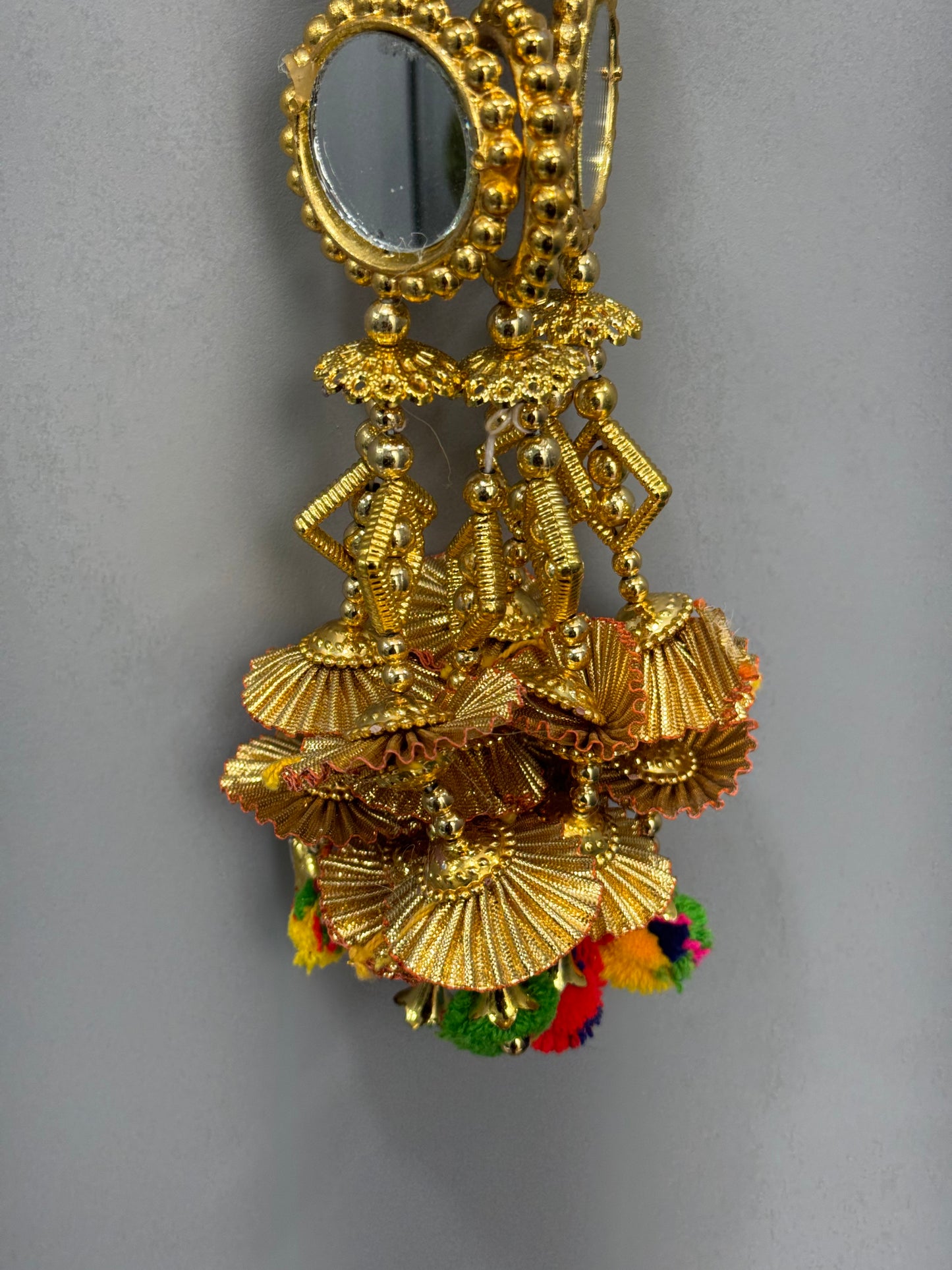 Lace Prandha Multi Colour Mirror Parandi