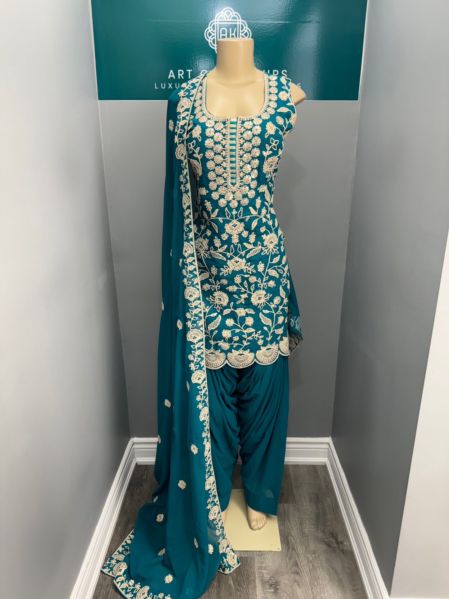 Readymade Farshi Salwar Suit- AK5456-11