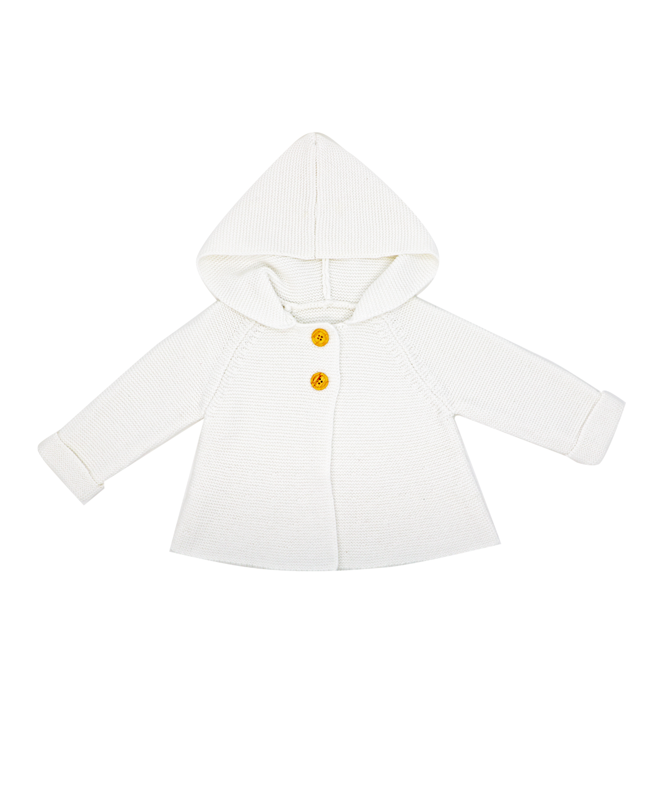Infant Knit Coat- White