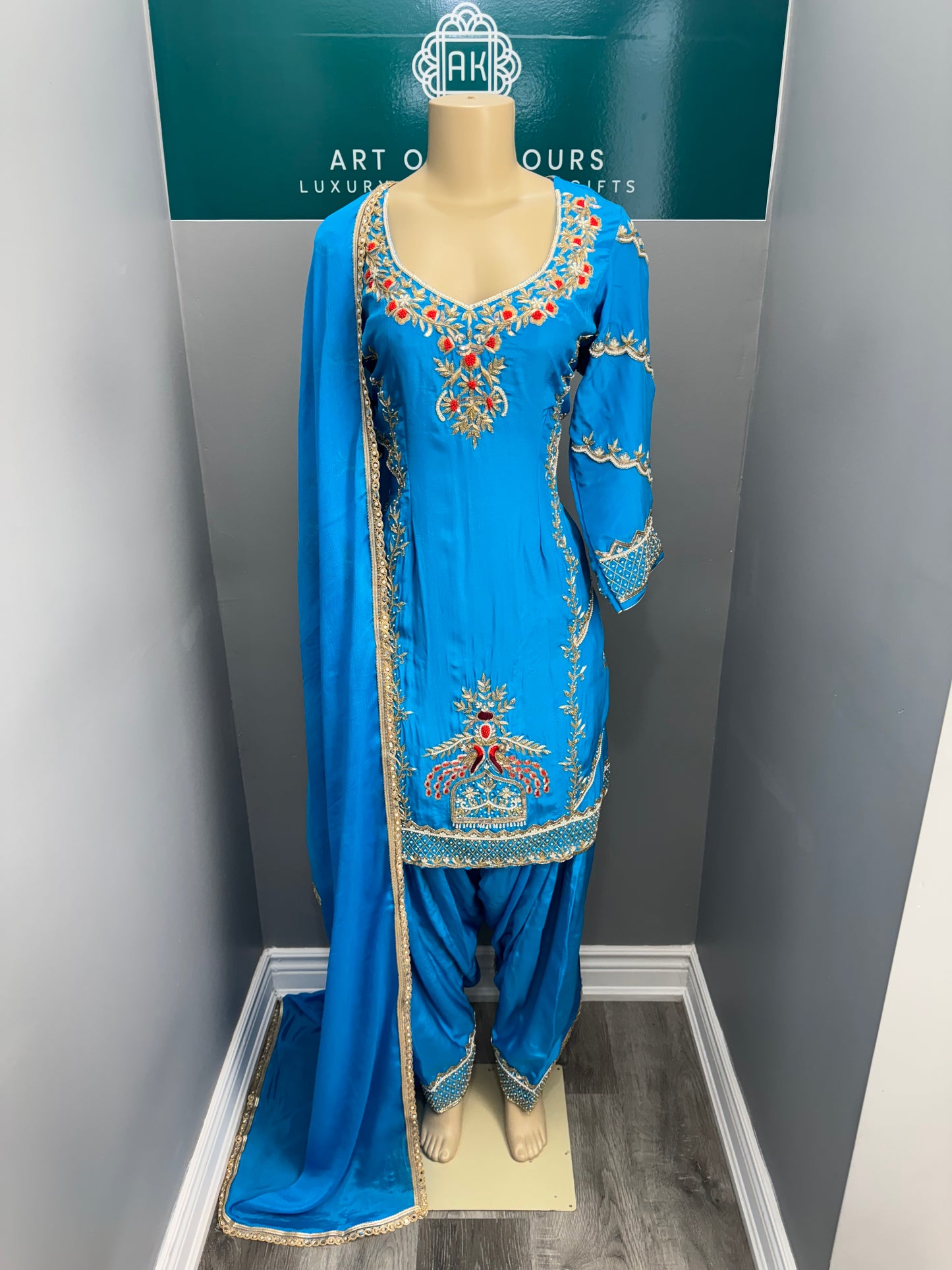 Handwork Salwar Suit- AK3536-0926