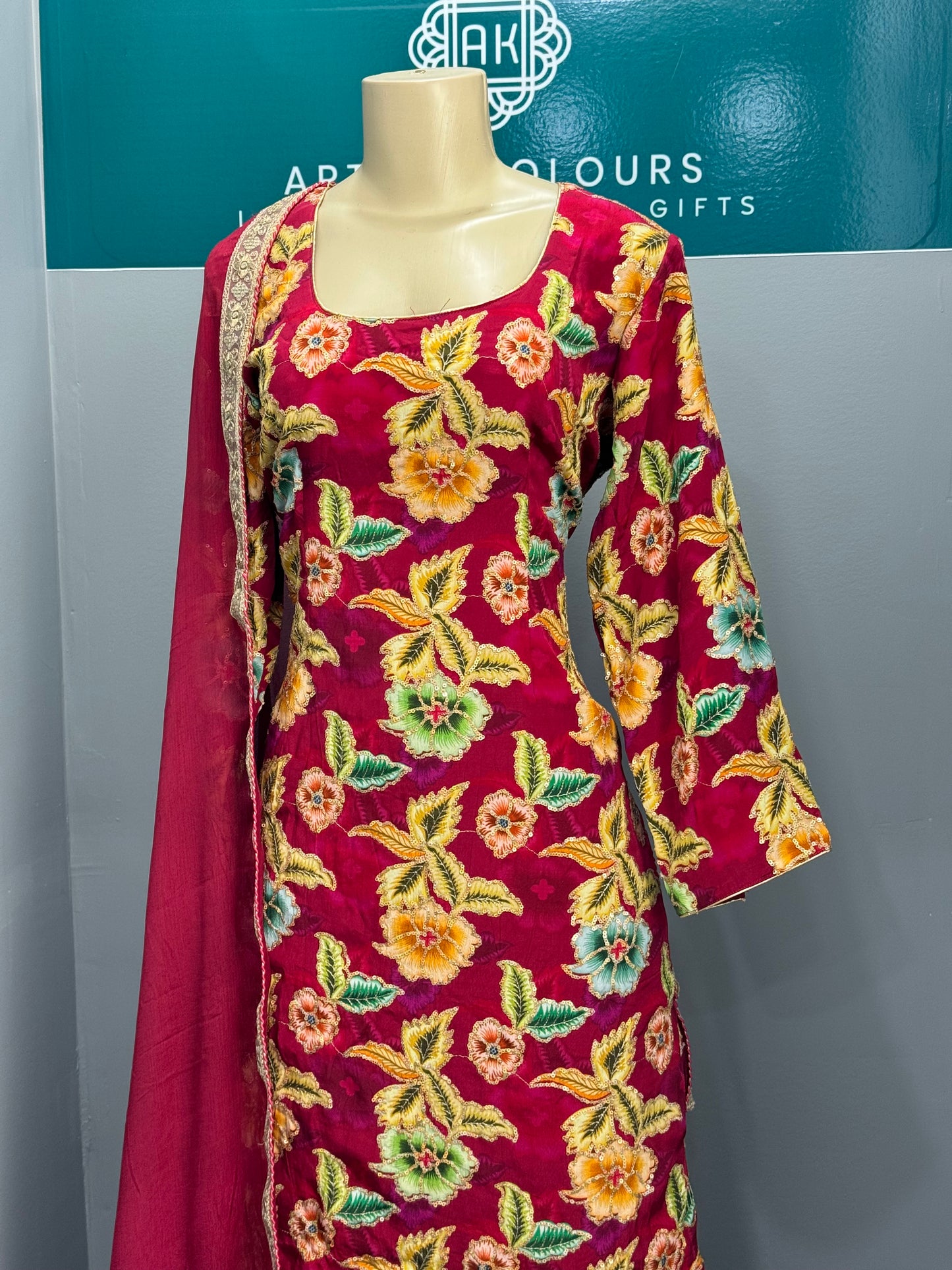 Position Work Gharara Suit