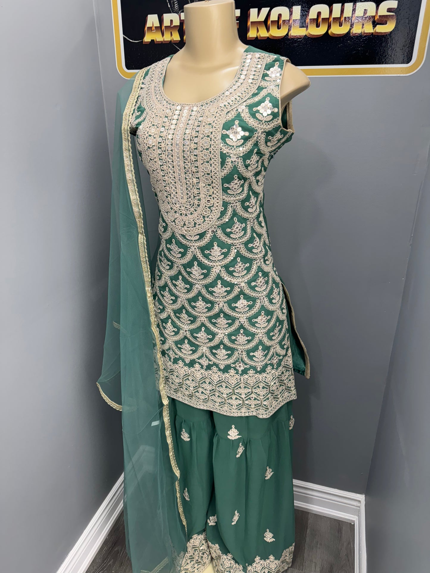 Subatra Readymade Gharara Suit