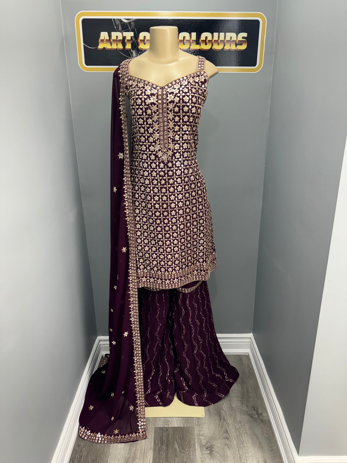 Banafsha Readymade Gharara Suit