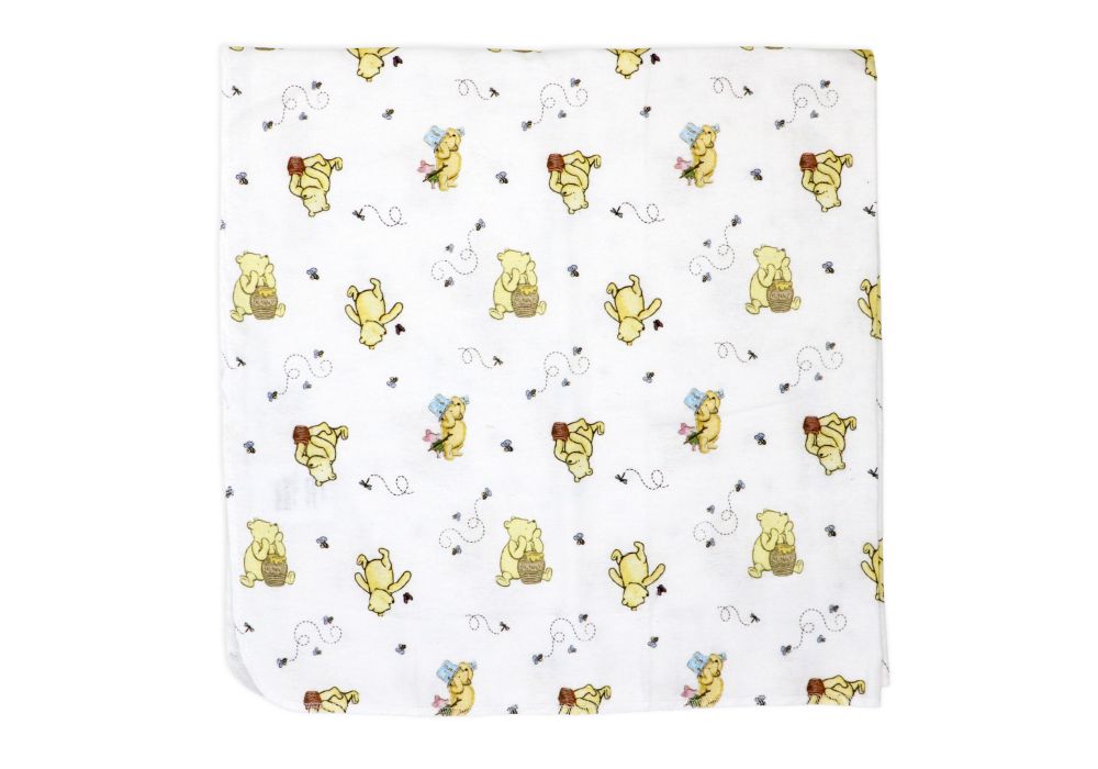 4pk Receiving Blankets Pooh & Friends