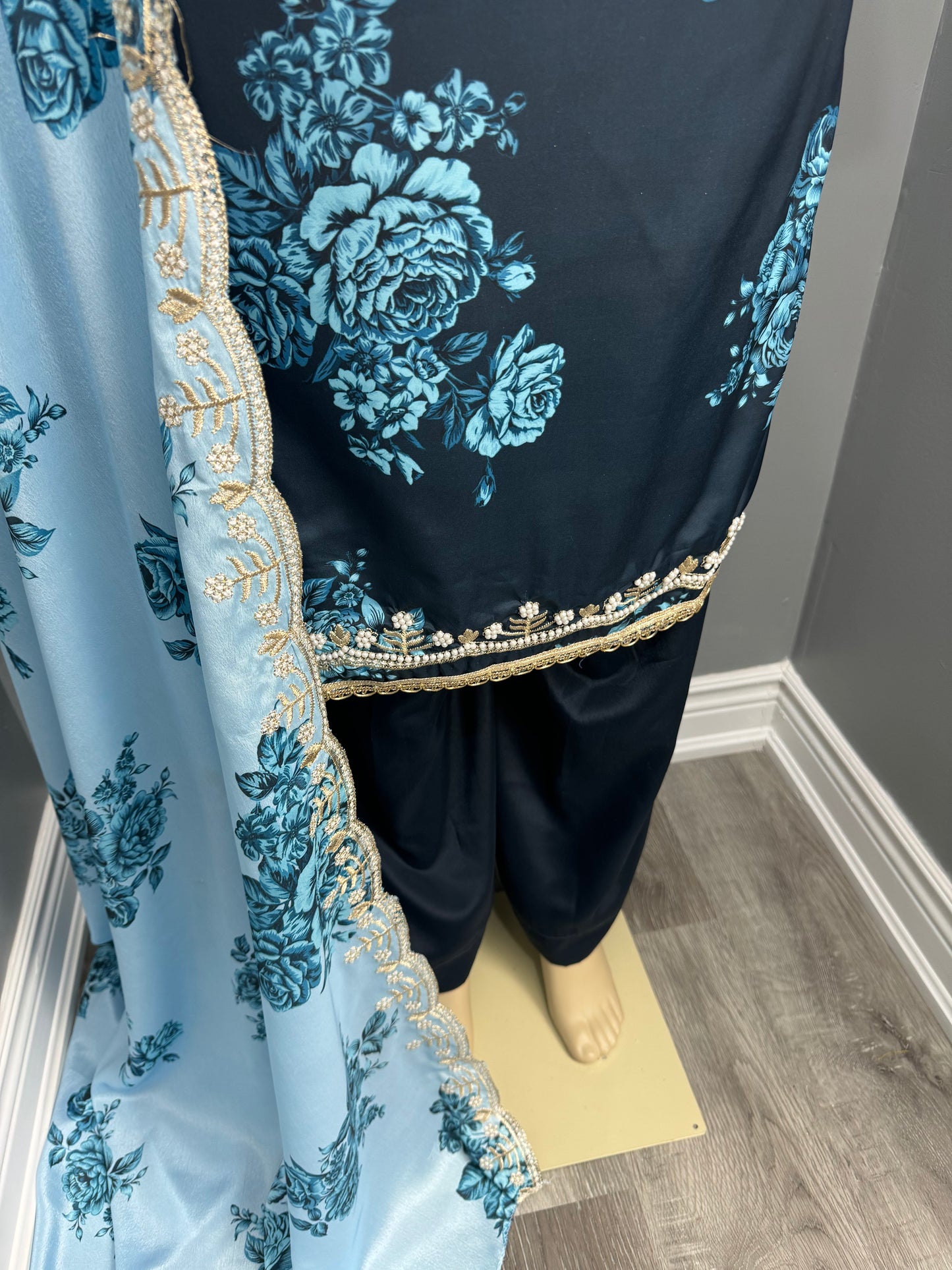 Jandu Printed Sharara Suit