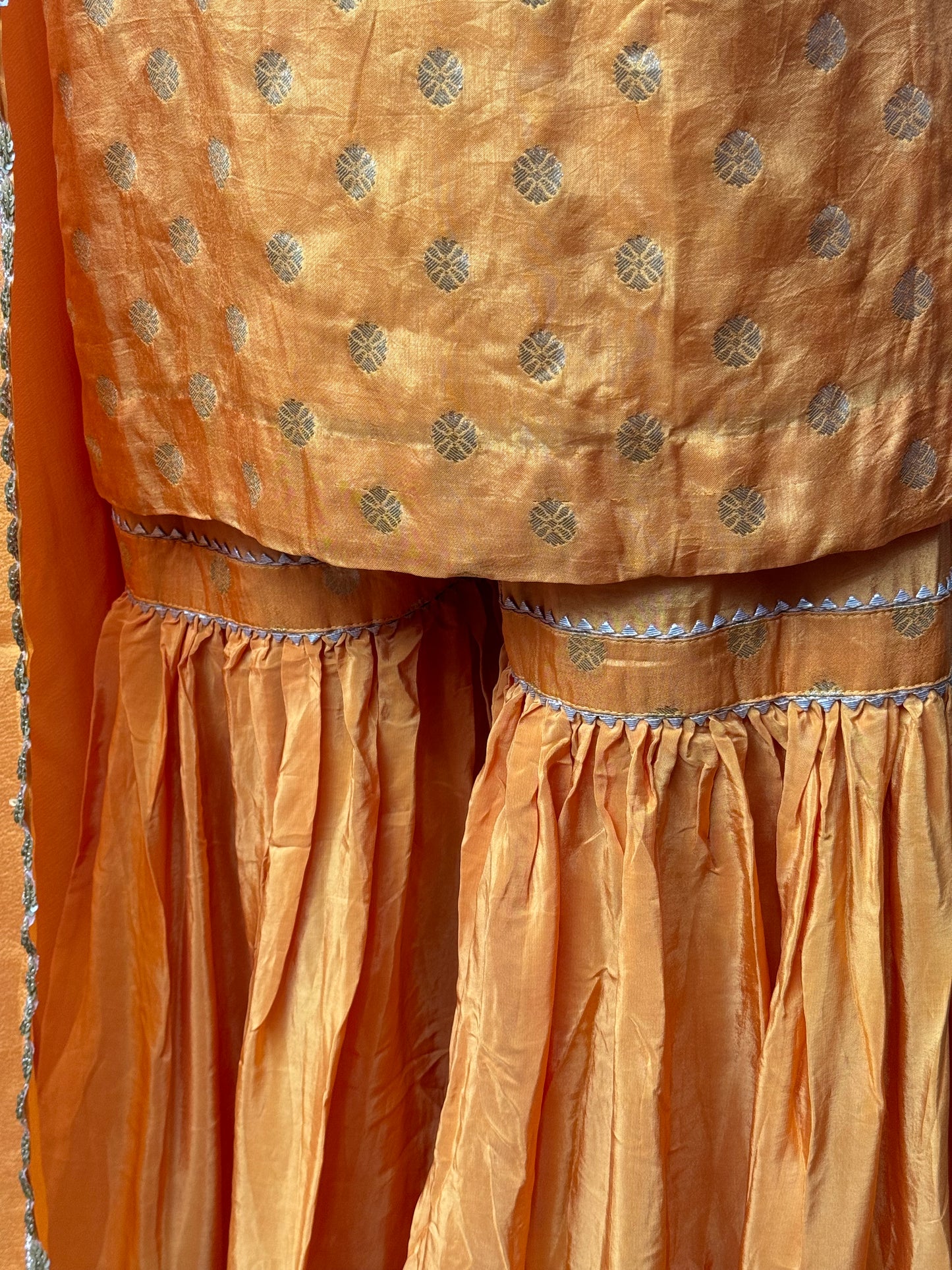 Banarsi Butti Santri Gharara Suit