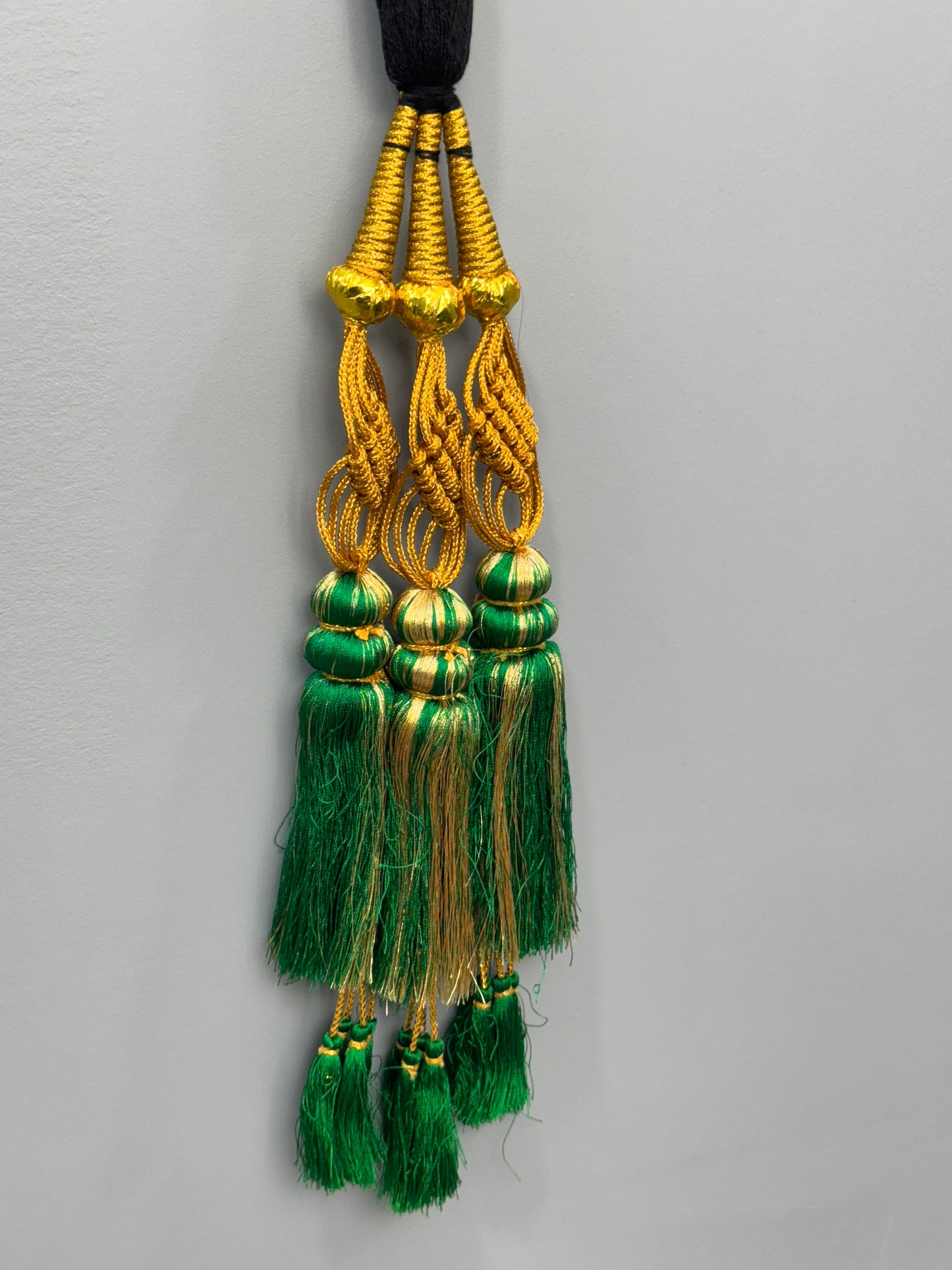 Green and Gold Latkan Double Layer Prandi