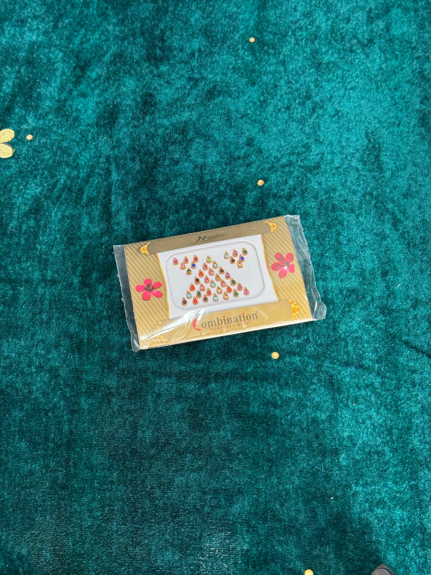 AD Multicolour Raindrop Bindis